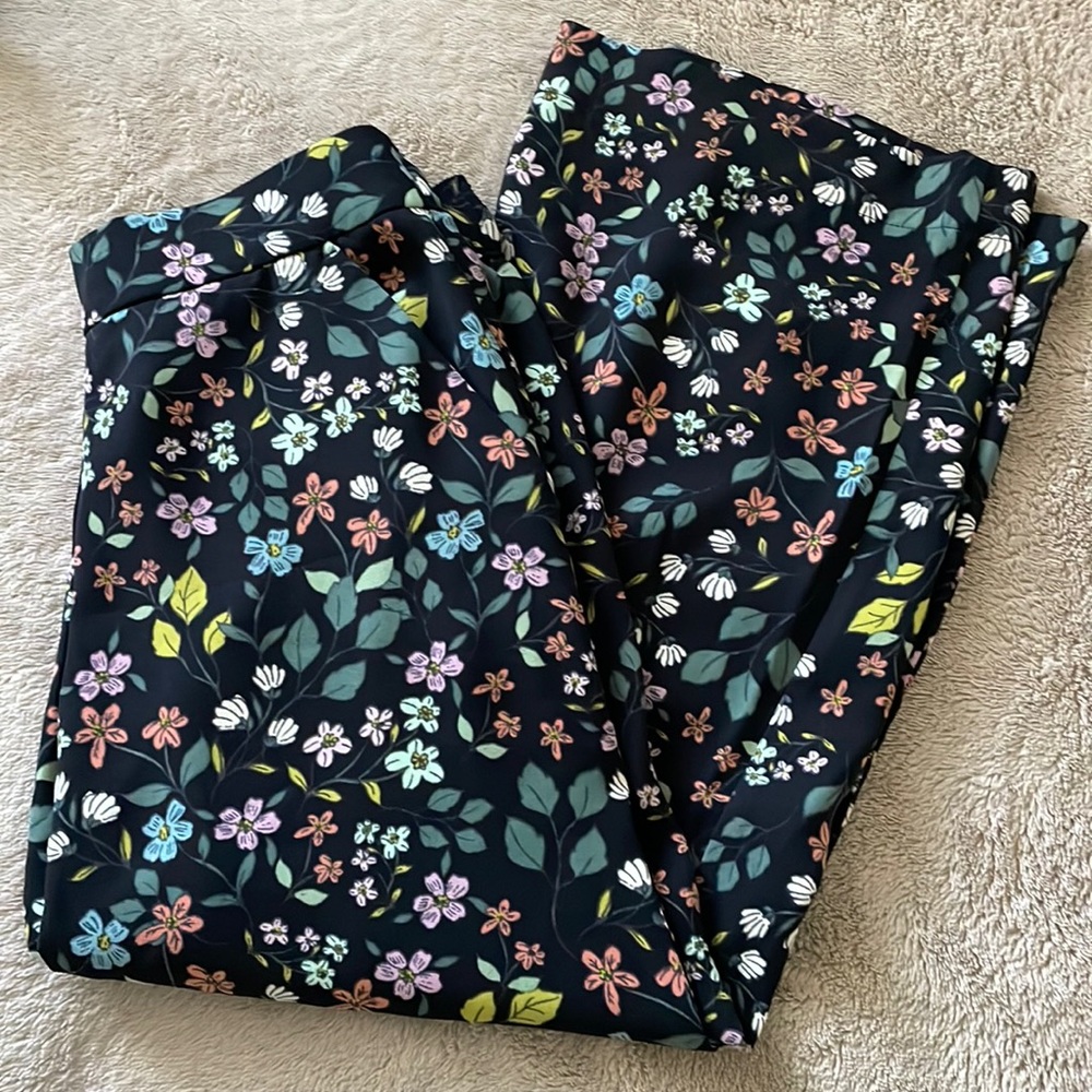 LOFT Petite pull on wide leg pant